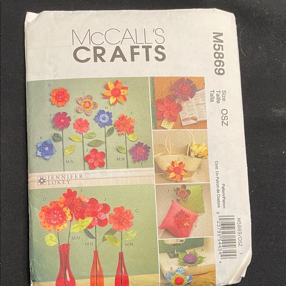 McCall’s Pattern/floral crafts